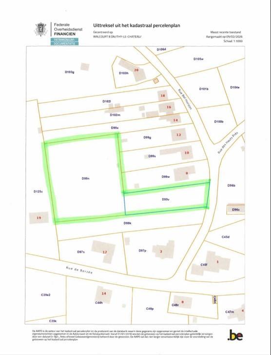 Terrain à vendre - Rue Bel Horizon8, 5651 Thy-le-Château