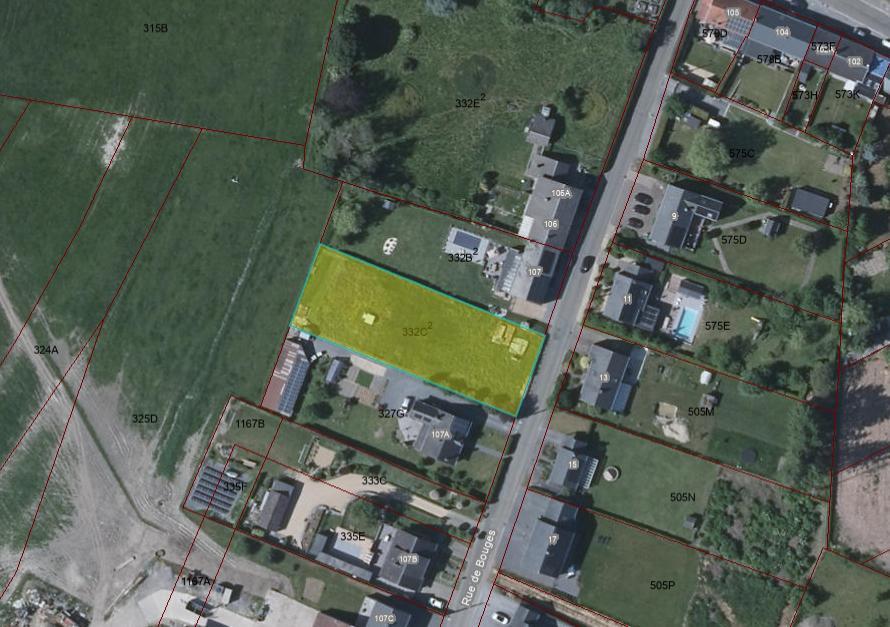 BEAU TERRAIN CONSTRUCTIBLE D’UNE CONTENANCE DE 15A 07CA