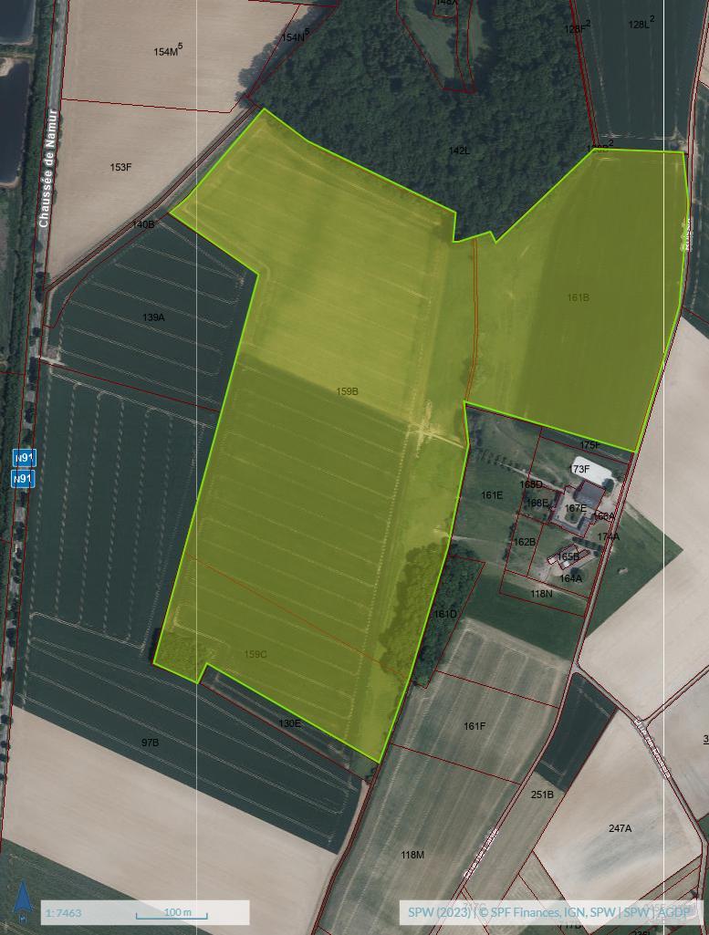 Rare ensemble de parcelles agricoles de 40ha 14a 47ca 